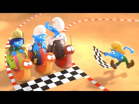 This Snail Race is Taking Forever! @TheSmurfsEnglish