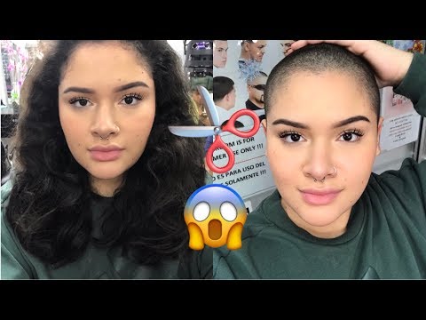 😱✂️ WATCH ME SHAVE MY HEAD!!! ✂️😱