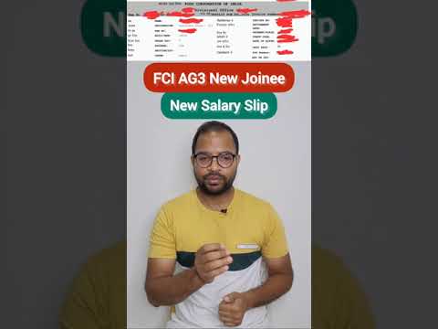 FCI AG3 Salary Slip 2024 🔥 #fci #ag3 #general #depot #fciag3 #salary salary