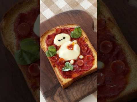 Making Baymax Pizza Toast