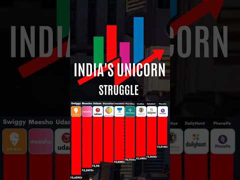 India's Unicorn Startups Struggle #swiggy #sharechat #meesho #udaan #unacademy #pharmeasy #dailyhunt