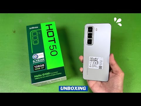 Infinix HOT 50 - Unboxing & Features Overview! (Cheapest Helio G100 + 120Hz Display)!