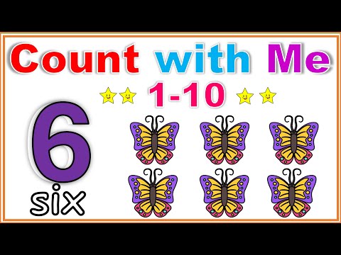 Learn how to count from 1-10 ll Counting Numbers from 1-10 ll Teacher Ana Online Learning