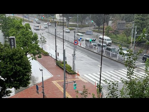 緊急車両Live tokyo japan 雨が凄い💦