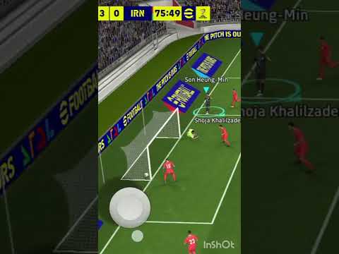 Son nutmeg the goalkeeper son rocked🔥💀🗿 goalkeeper shocked🤡🤡🤡 #pes #efootball #sonheungmin #shorts