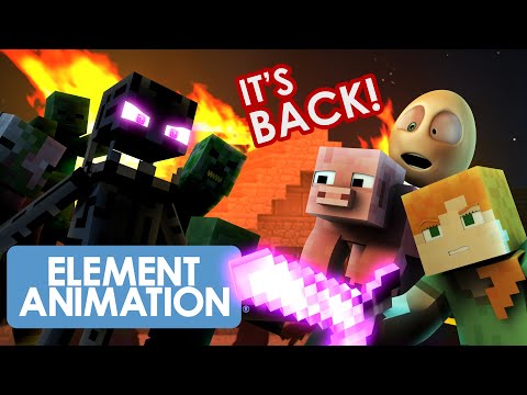 An Egg's Guide to Minecraft  - PART 18 - We're under ATTACK! (Animation)