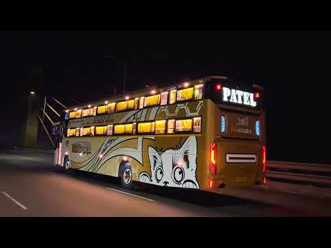 Patel travels || new sleeper luxurious bus || pandora || #video #tranding #4k