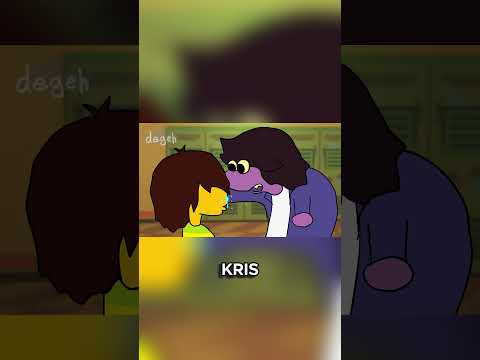 Susie and Kris fall into the Dark World😟🫣 #shorts #animation #deltarunechapter1 #tobyfox #deltarune