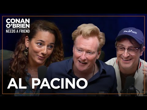 Al Pacino Drew A Crowd To The Conan Office | Conan O'Brien Needs A Friend