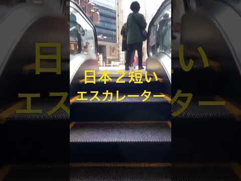 日本で２番短いエスカレーターはどこの県？？#京都#shorts