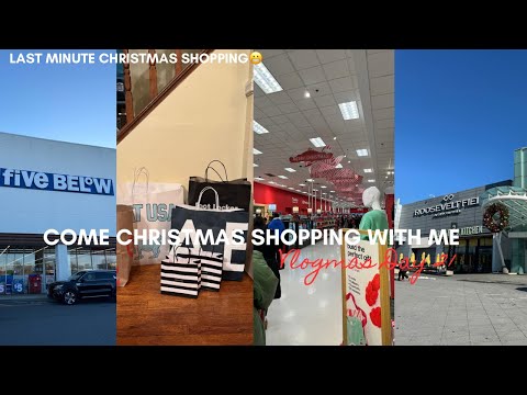 Vlogmas day 21: Come Christmas Shopping w/ Me🛍️