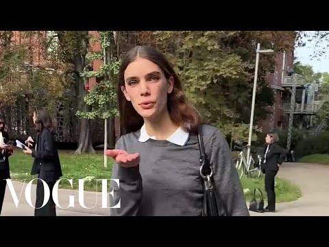 Models on the Streets of Milan