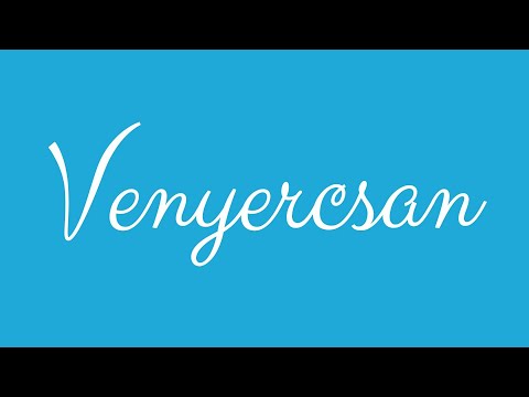 ✎ Venyercsan ✎ English Cursive Handwriting Tutorial