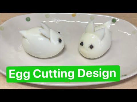 How to Easily Peel Hard-Boiled Egg/Egg Cutting Design/Egg Decoration ☺️😉