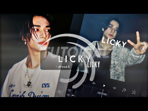 Licky Tiktok Trend Tutorial Alight Motion(+preset)