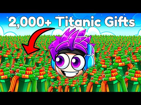 i Was Gifted 2,069+ Titanic Presents in Pet Sim 99!