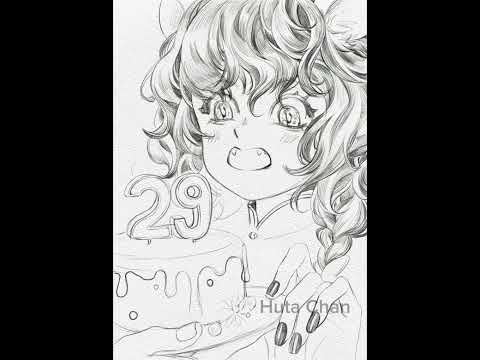 [Time - lapse] Draw my OC #shorts