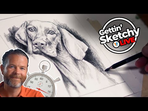 Dog Drawing with Pencil - Gettin' Sketchy