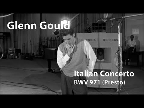 Glenn Gould -  Italian Concerto (BWV 971) - Presto (1959)