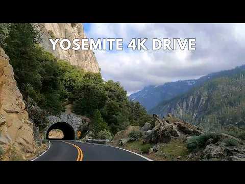 Yosemite 4K Scenic Driving Tour | Big Oak Flat Road to Yosemite Valley