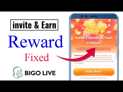 Bigo Live invite & Earn Rs2260 Reward Kyn nhi milta | how to confirm invitation code Bigo live