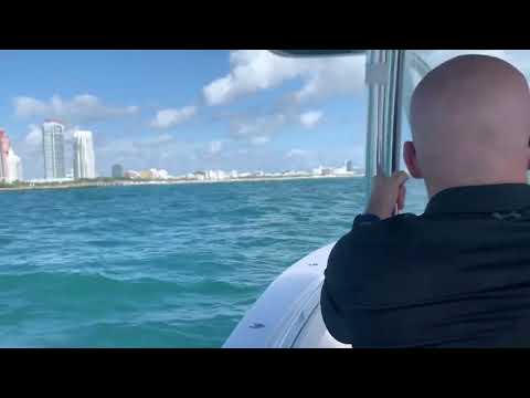 2023 Miami International Boat Show- Contender 32St Walk through Contender 32ST Performance Numbers