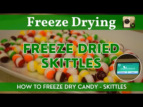 Freeze Dried Skittles | Harvest Right Freeze-Dried Candy | How to Freeze Dry Skittles Step by Step!