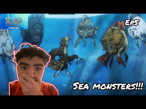 SEA MONSTERS!!! | ONE PIECE FISHMAN ISLAND REMAKE EPISODE 5 REACTION