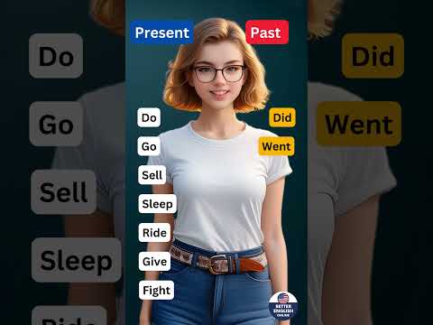 Simple Present vs Simple Past  Irregular Verbs  English Grammar Lesson  Tenses in English  #short