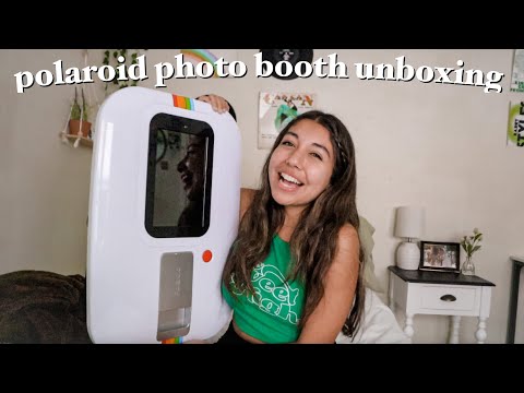 polaroid photo booth unboxing & set-up!!