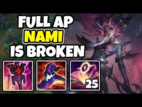 Challenger support shows you how BROKEN nami can be  - 14.17 League of legends - support commentary