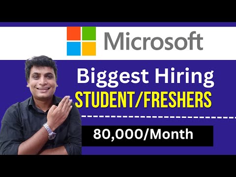 Microsoft Biggest Internship For Students & Freshers Off Campus 2023-2026 Batch