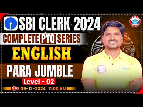 SBI Clerk 2024 | SBI Clerk English Previous Paper 2024 | SBI PYQ Series | English by RK Mehto Sir