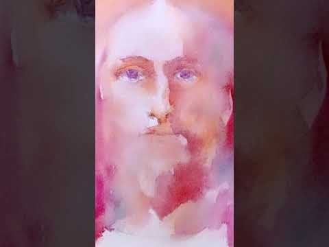 Salvador Mundi#watercolorpainting