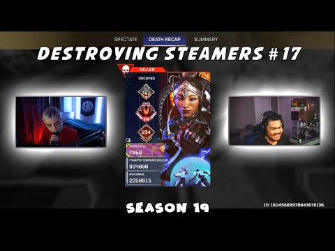 Destroying Twitch Streamers Part 17 (GOODBYE SEASON 19) | Apex Legends