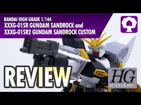 HGAC Gundam Sandrock & Gundam Sandrock Custom Review - Hobby Clubhouse | Wing Gunpla