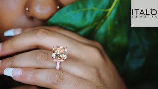 TRYING ON AFFORDABLE ENGAGEMENT RINGS 💍  | @MEEKFRO | ITALO JEWELRY REVIEW