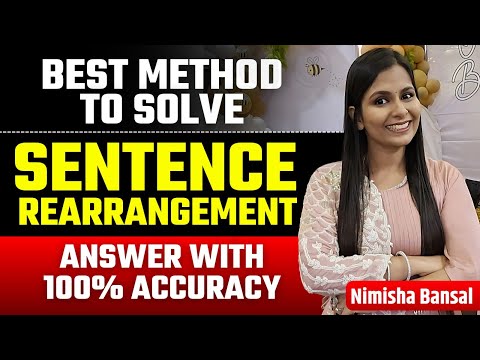 Sentence Rearrangement | Parajumbles | Learn best method to solve | Bank & SSC Exams| Nimisha Bansal