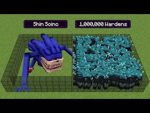 Every Shin Sonic vs 1,000,000 Wardens in Minecraft