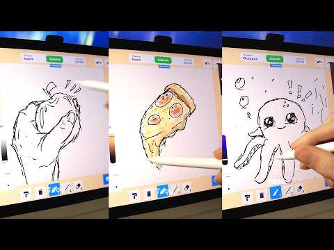 Roblox Speed Draw on iPad! (Best Drawings Compilation)