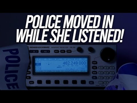 Police Closed In On Her While She Listened Illegally!