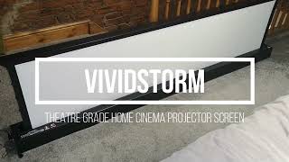 VIVIDSTORM Theatre grade home cinema projection screen | Cinema White Screen Review