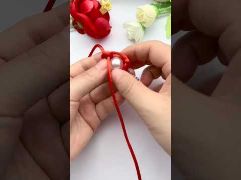 Secret pendant tying method, rope braiding skills sharing, pendant jewelry knotting tutorial, fa