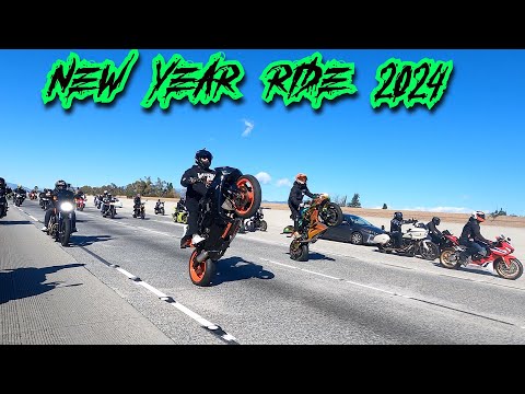 NEW YEAR RIDE 2024 // FIRST RIDE OF THE YEAR / CALIBIKENIGHTS