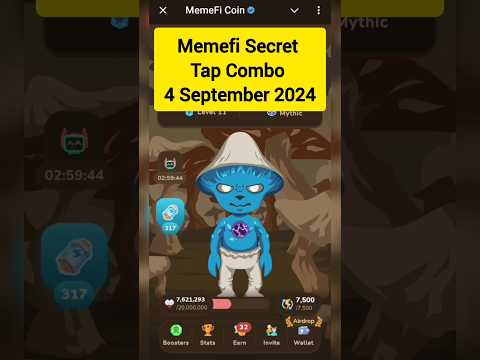 Memefi Secret Tap Combo 4 September 2024 #memefi #dailycombo