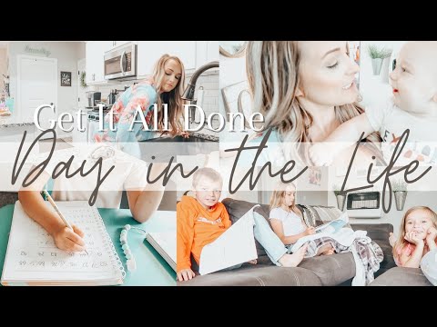 GET IT ALL DONE DAY IN THE LIFE WITH A LARGE FAMILY // Homeschool, Homemaking, & Errands