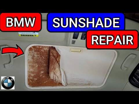 BMW Sunroof Sunshade Repair!! | E90 E91 E92 E82 | 3 Series 1 Series