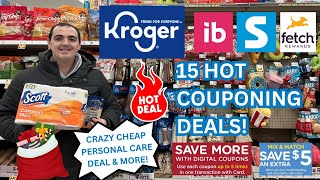 15 HOT KROGER COUPONING DEALS! ~ CRAZY CHEAP PERSONAL CARE DEALS & MORE ~ 12/18/24 - 12/25/24