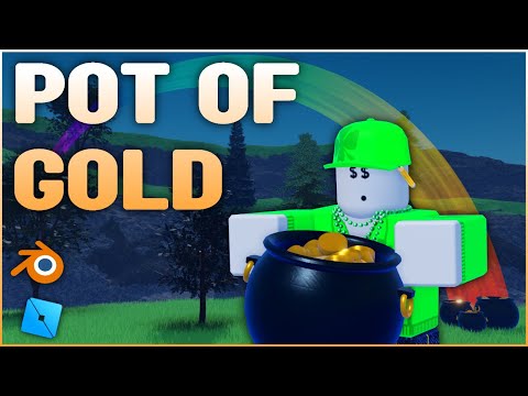 How to make a POT OF GOLD in Blender!