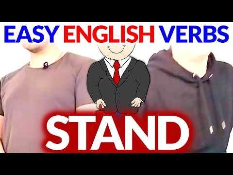 STAND 🧍‍♂️ Learn English Verbs | English Comprehensible Input Easy Beginner Lesson